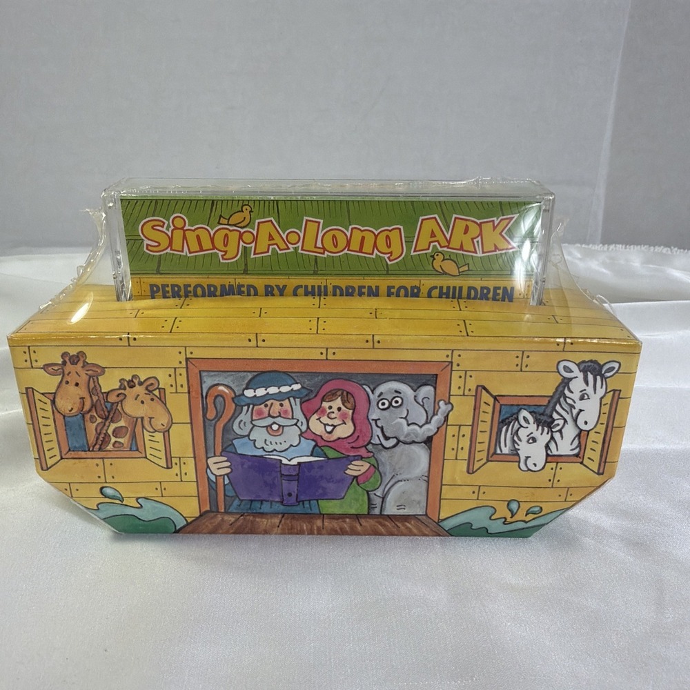 Vintage Sing-A-Long Ark Childrens Songs Cassette Tape Sealed